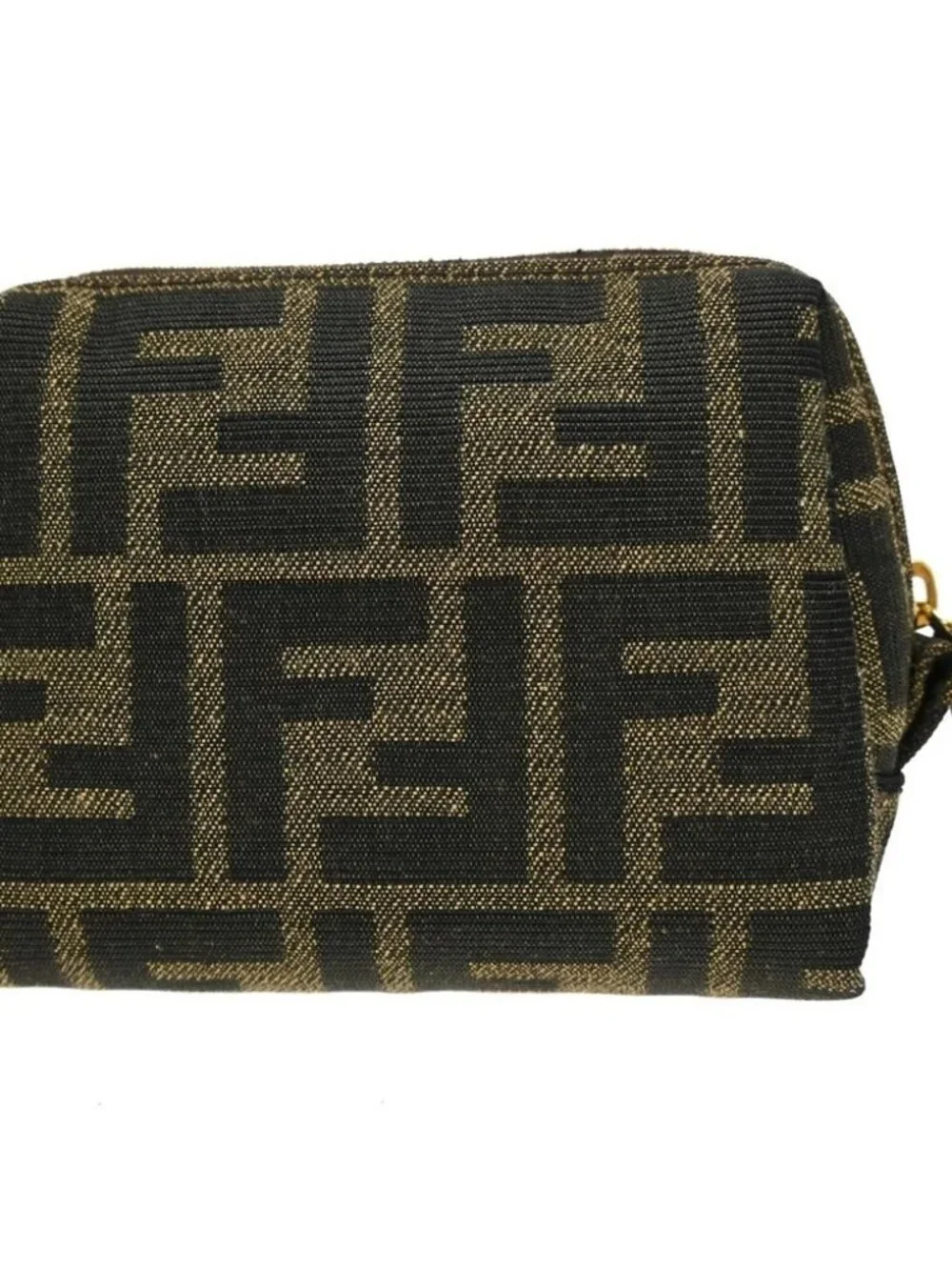 Fendi Brown Zucca Pouch